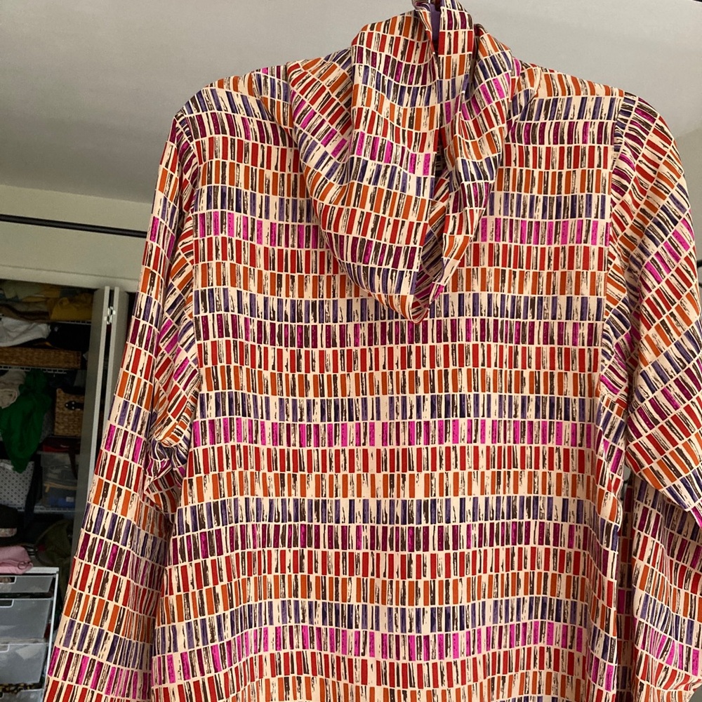 Rate Vintage Christian Dior Pure Silk Cowl Neck Blouse